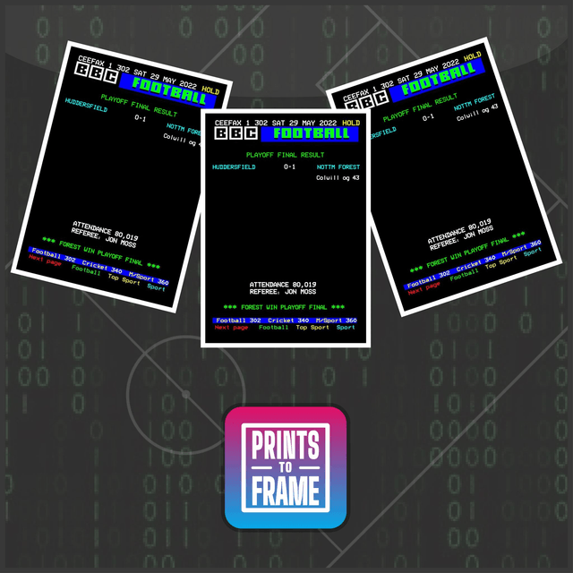 Teletext Teams - Framed Prints